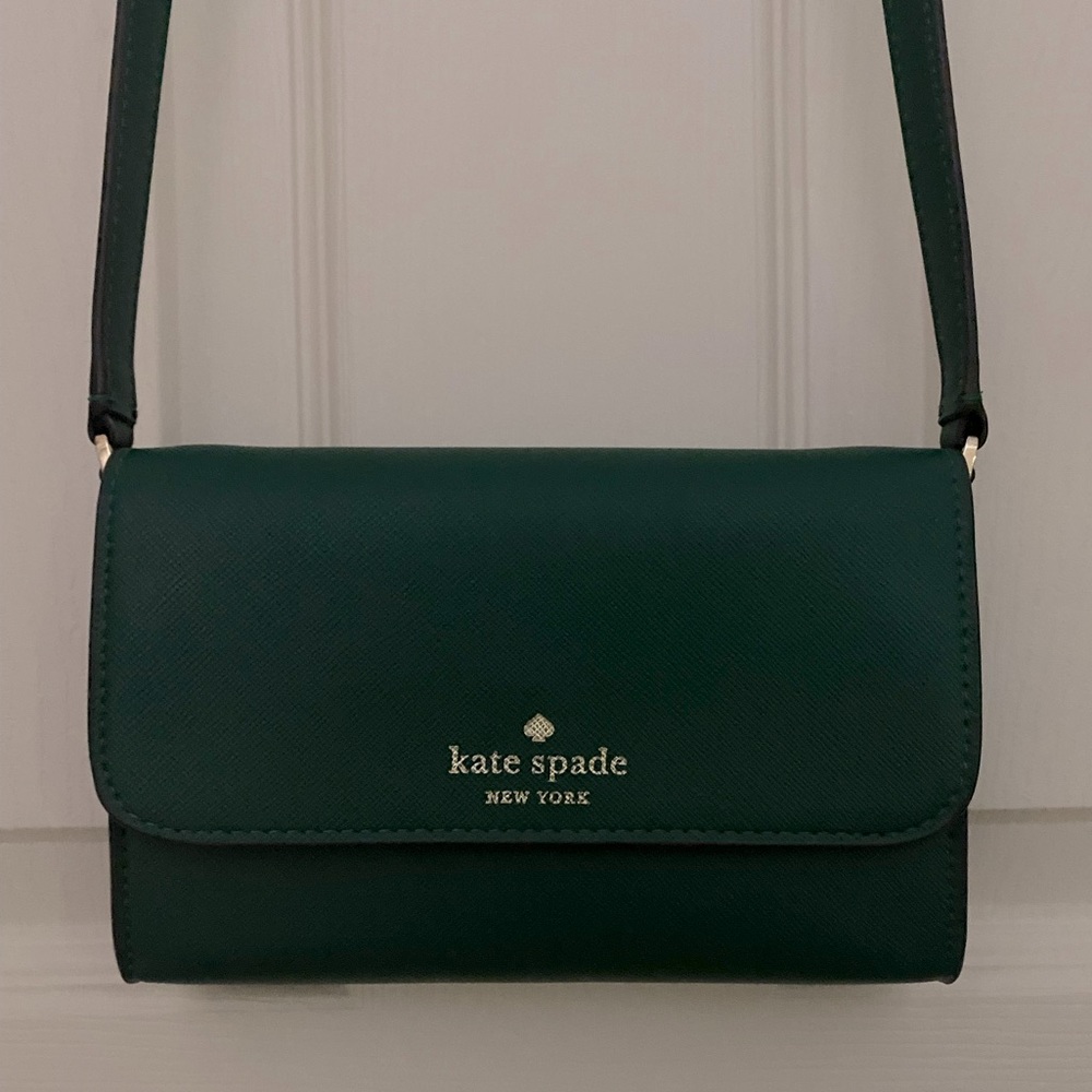Green Kate spade crossbody